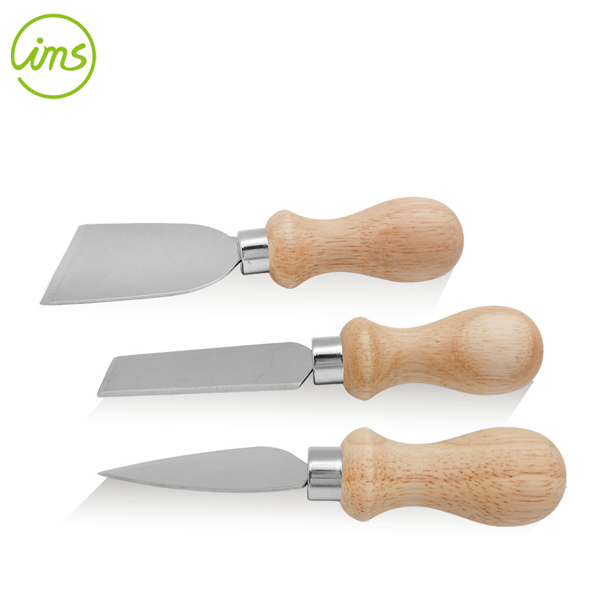 3-Piece Stainless Steel Cheese Knife Set